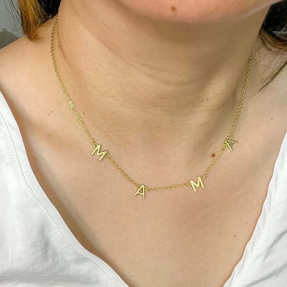 Mother's Day Gift For Mom Necklace Gift To New Moms Necklace Mom Jewelry Gold - Picture 16 of 17